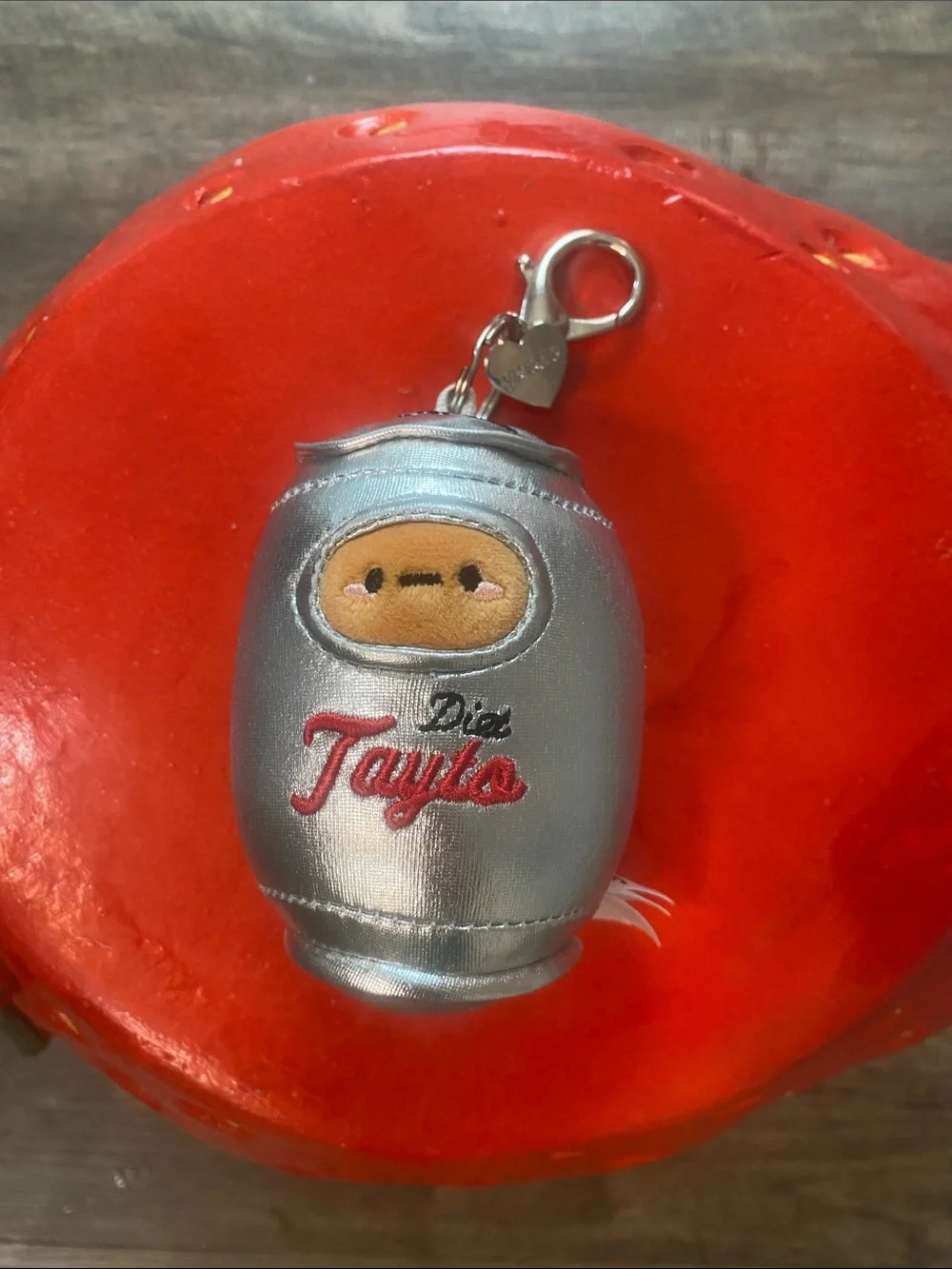 Smoko Diet Tayto Keychain soda can charm